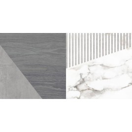 Саваж Плитка настенная серый узор 34078 25х50