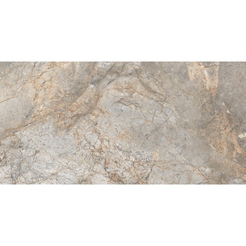 Спарк Керамогранит коричневый 60х120 полуполированный блестящий