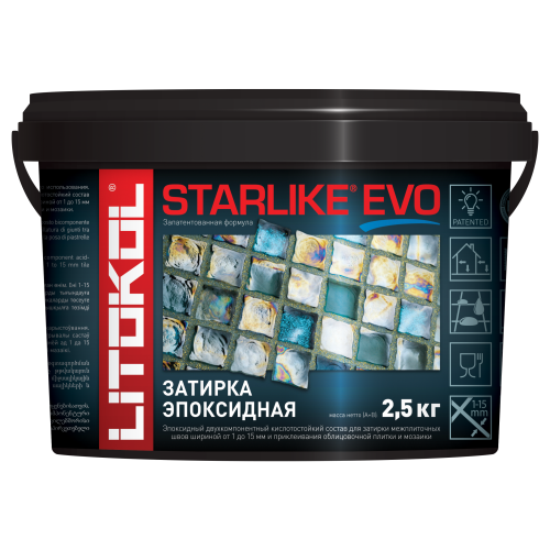 STARLIKE EVO Эпоксидная затирка S.102 BIANCO GHIACCIO 2,5kg