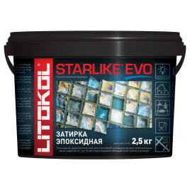 STARLIKE EVO Эпоксидная затирка S.115 Grigio Seta 2,5kg