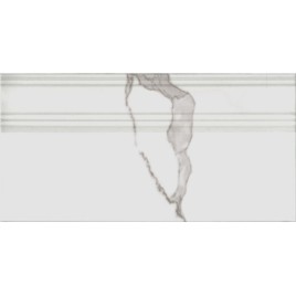 Монте Тиберио Плинтус белый глянцевый обрезной FME029R 20x40