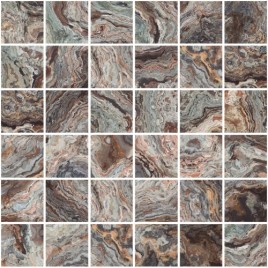 Brouni Мозаика коричневый 30х30