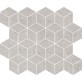 Риккарди Декор мозаичный серый светлый матовый T017\14053 45x37,5