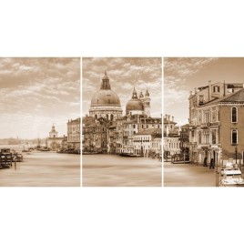 Венец Панно стекло из 3-х плиток 75х40