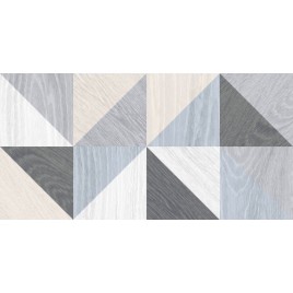 Вилэйдж Плитка настенная голубой микс 34008 25х50