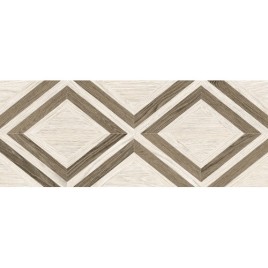 Висдом Плитка настенная бежевый узор 20х50