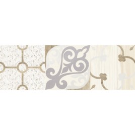 Вуди Плитка настенная бежевый узор 25х75