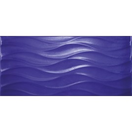 Wave Плитка настенная синяя (WAG121) 20х44
