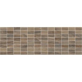 Зен Декор мозаичный коричневый ММ60066 20х60 матовый