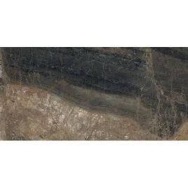 Lunar Marron Керамогранит коричневый 80х160 матовый+гл.чернила
