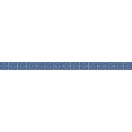 Stripes Бордюр бусинка синий 1,3х20