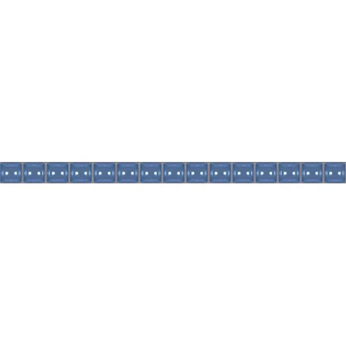 Stripes Бордюр бусинка синий 1,3х20