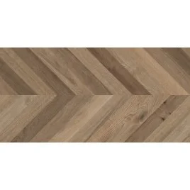 Wood Lux Walnut Chevron M Керамогранит коричневый 60х120 матовый карвинг